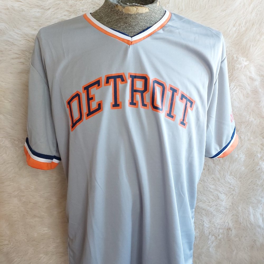 Vintage Coyote-Detroit Tiger Jack Morris #47 Retirement Men's Grey Jersey Siz XX